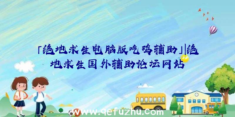 「绝地求生电脑版吃鸡辅助」|绝地求生国外辅助论坛网站